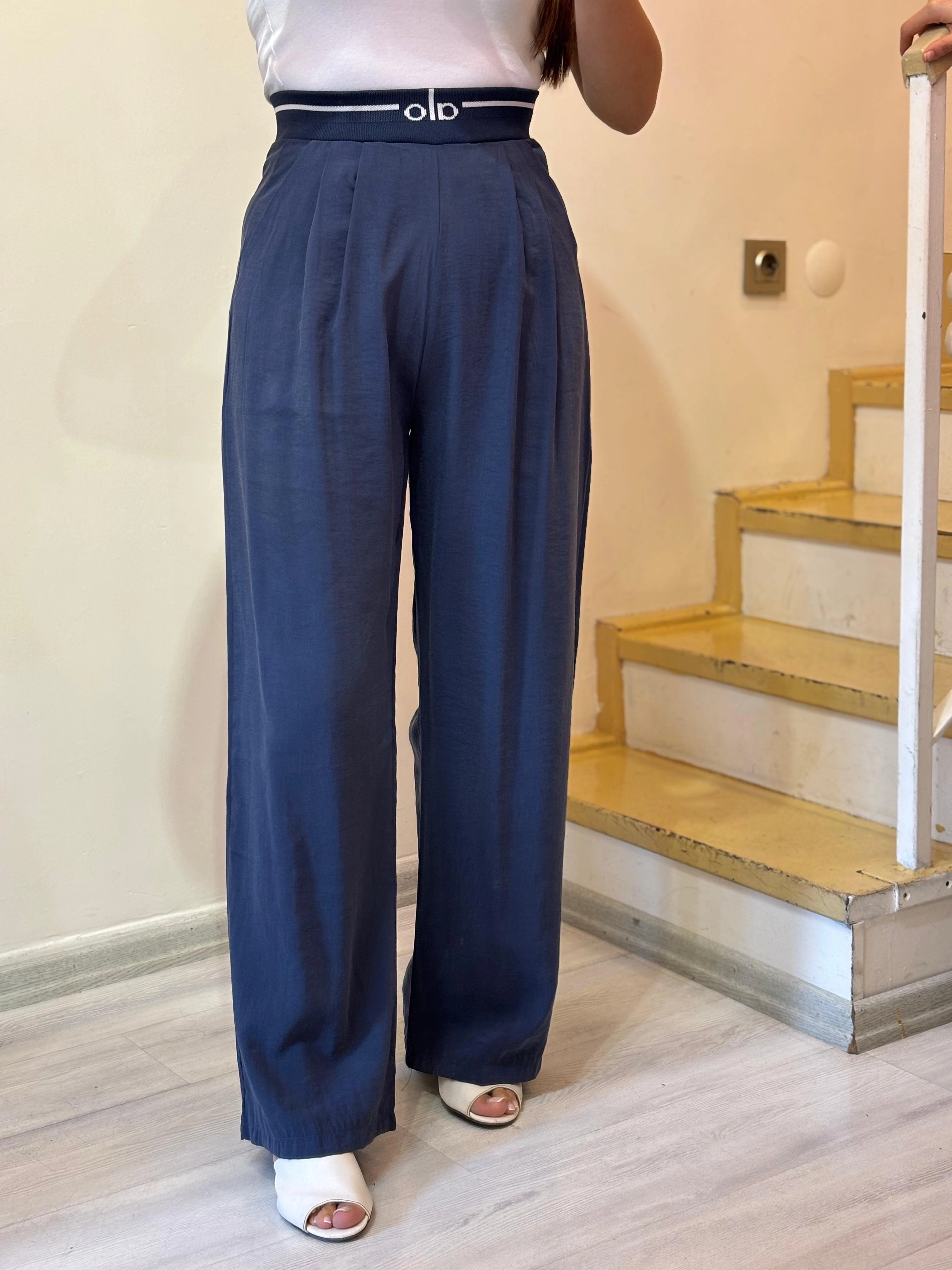 Beli Lastikli Plazzo Pantolon