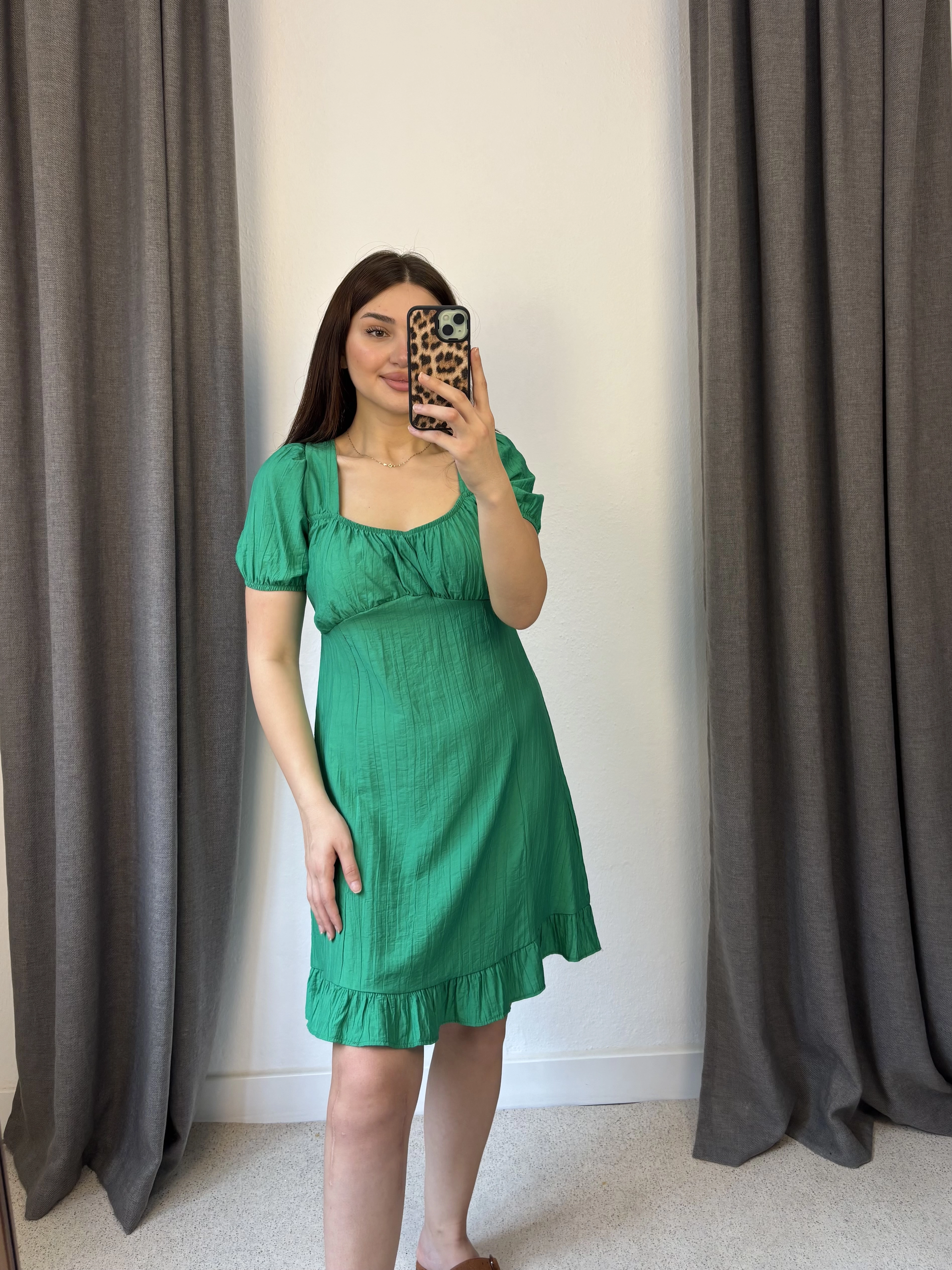 Sırt Bağlama Detaylı Elbise