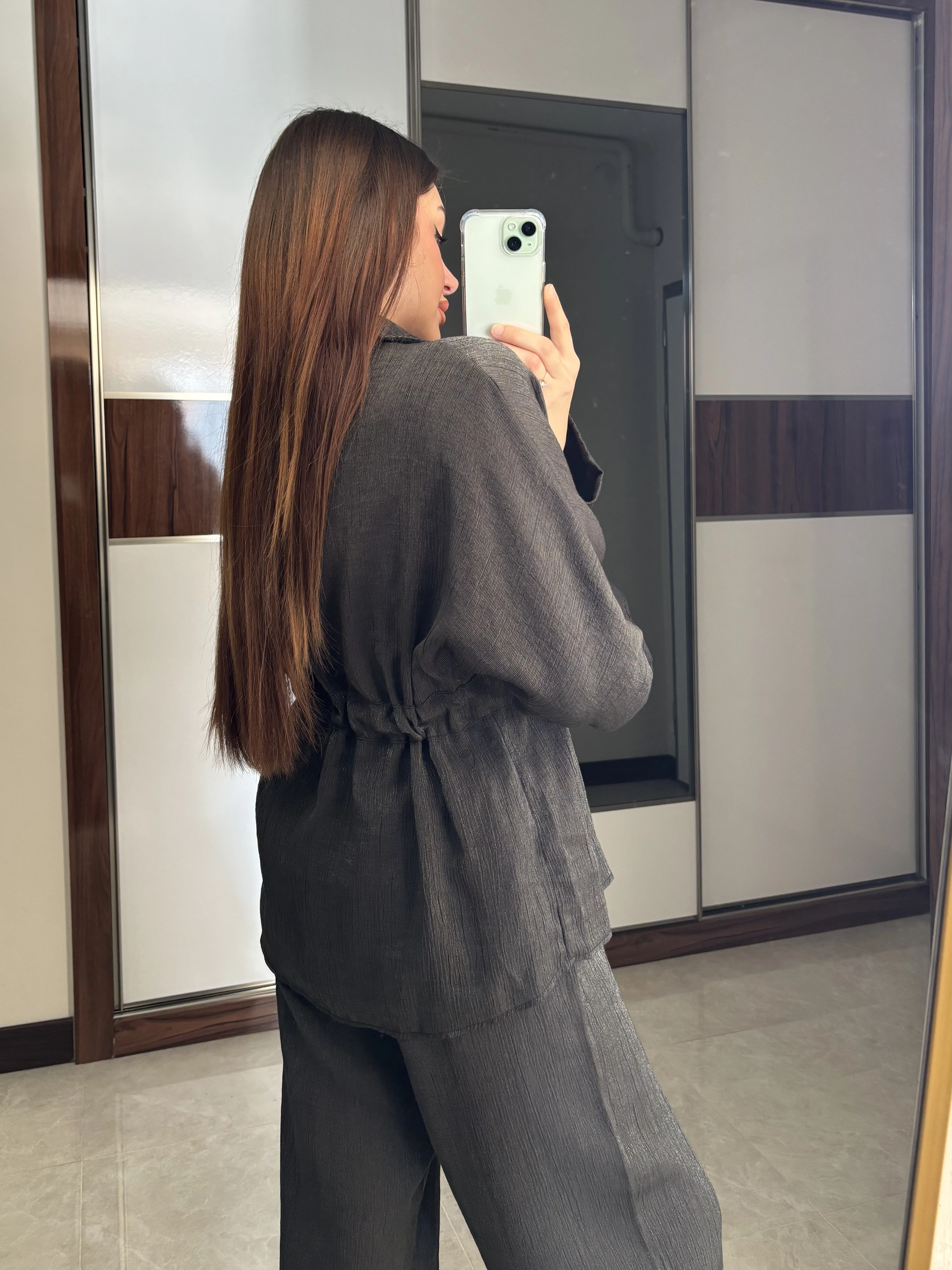 Simli Ceket Pantolon Takım