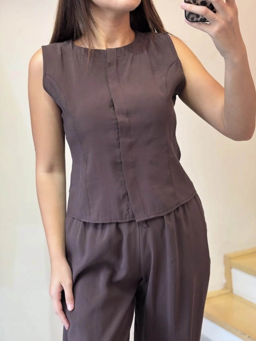 Kolsuz Bluz Pantolon Takım