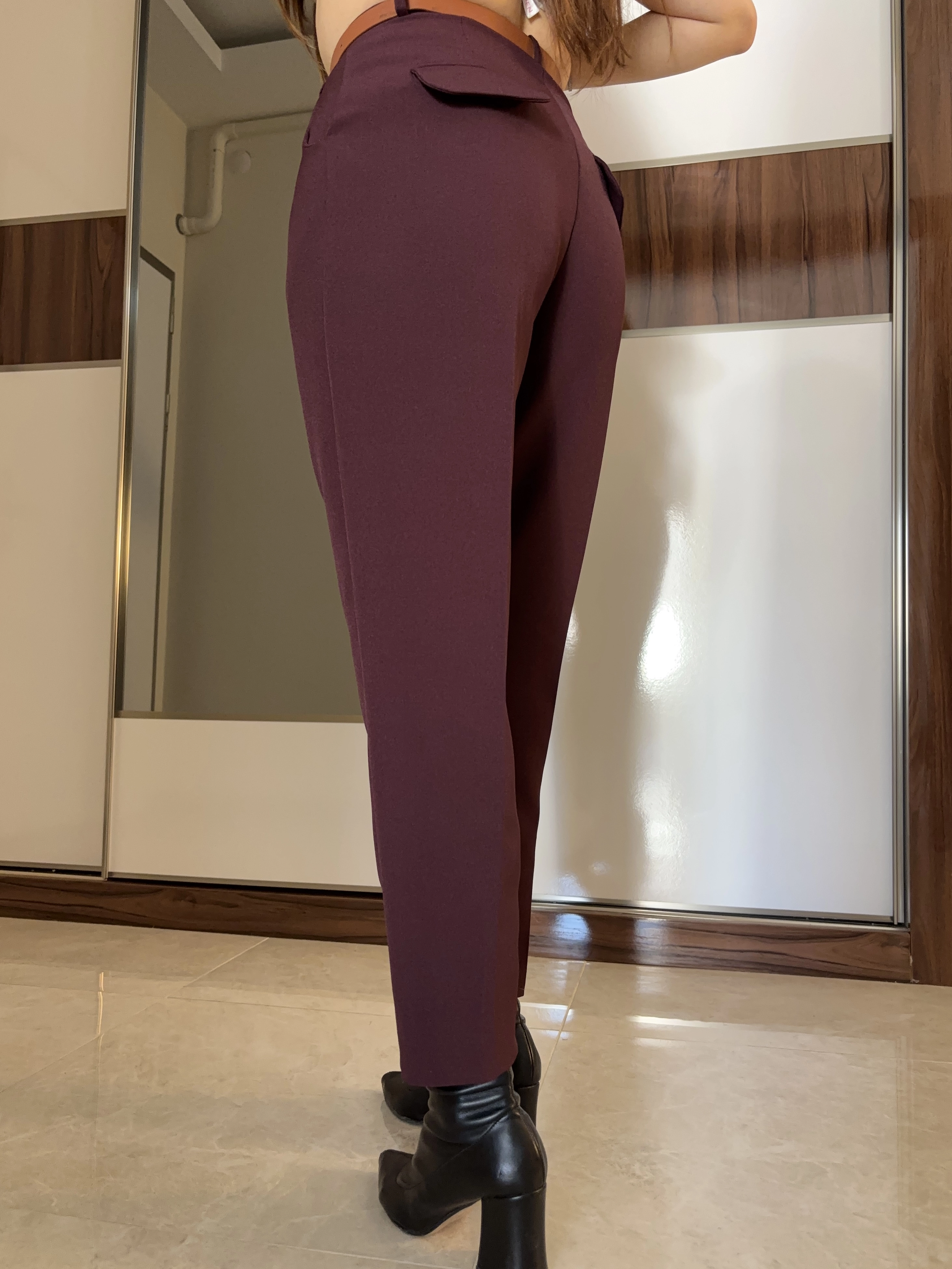 Kemerli Havuç Model Pantolon