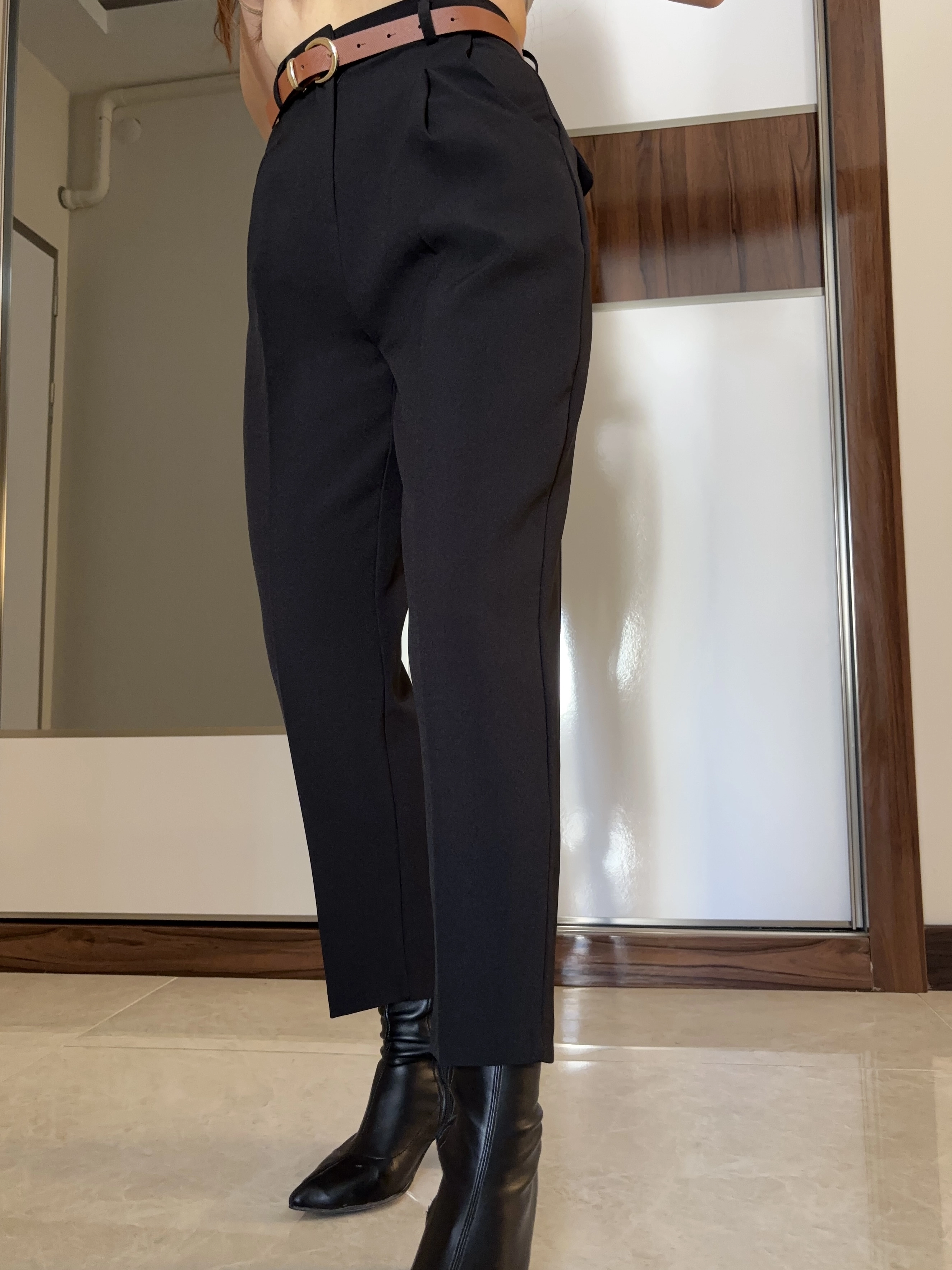 Kemerli Havuç Model Pantolon