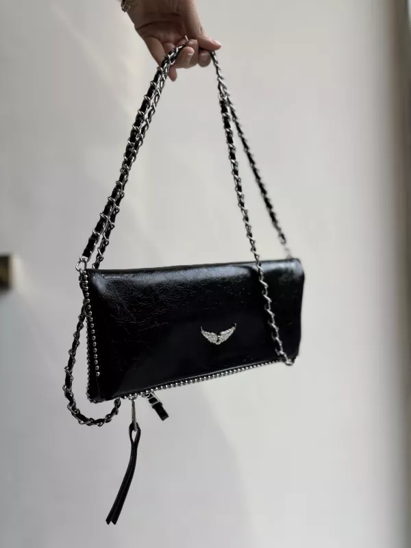 Çift Zincirli Zadig Clutch Çanta