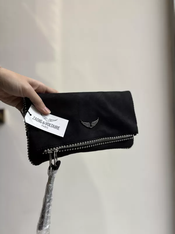 Çift Zincirli Zadig Clutch Çanta