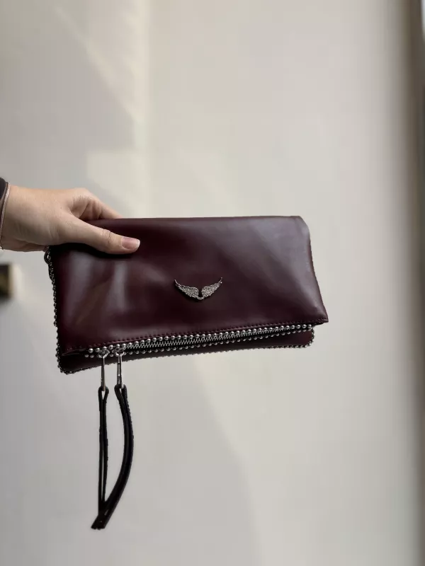 Çift Zincirli Zadig Clutch Çanta