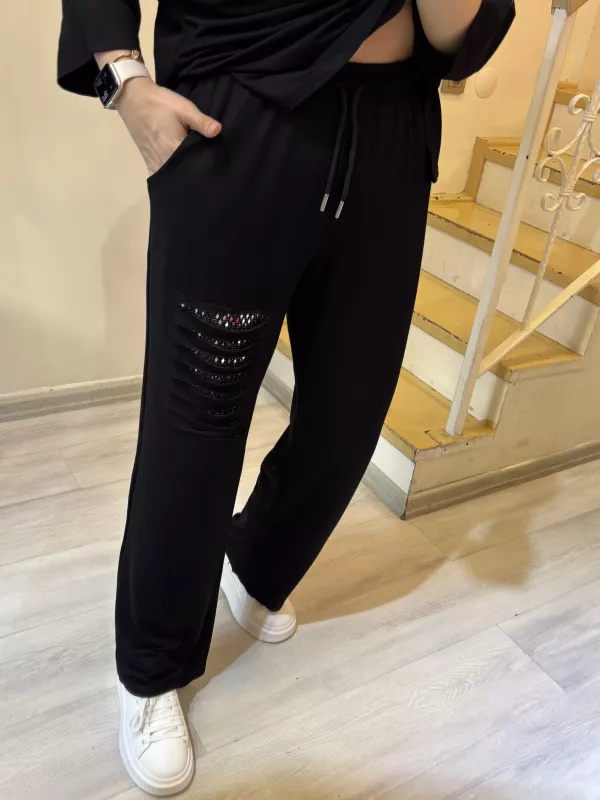 Lazer Kesim Gümüş Baskılı İkili Takım