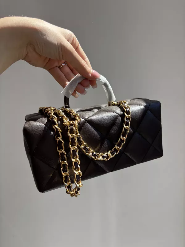 Chanel Aynalı Kutu Baget Çanta