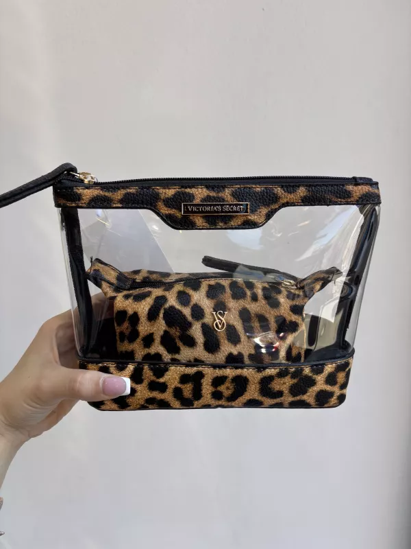 VictoriaSecret Şeffaf Makyaj Çantası