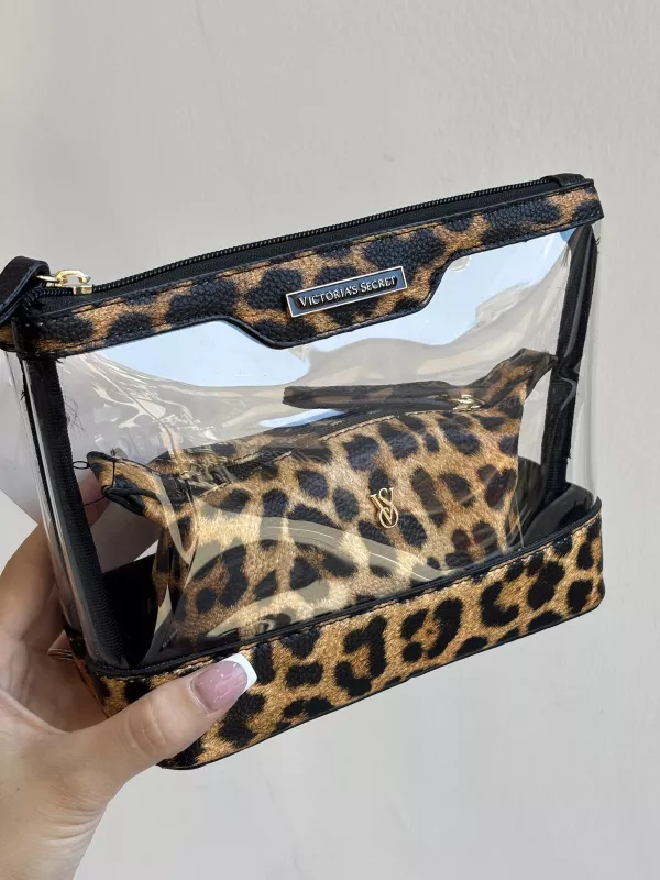 VictoriaSecret Şeffaf Makyaj Çantası