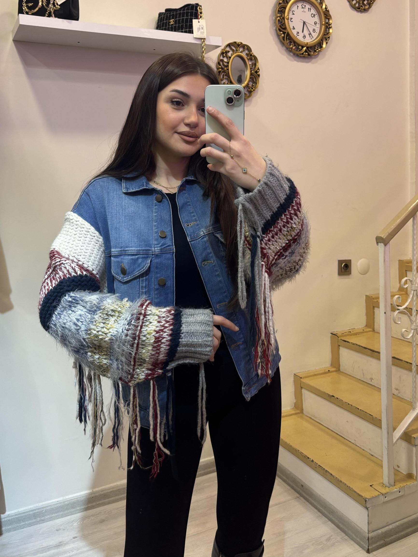 Tasarım Denim Ceket