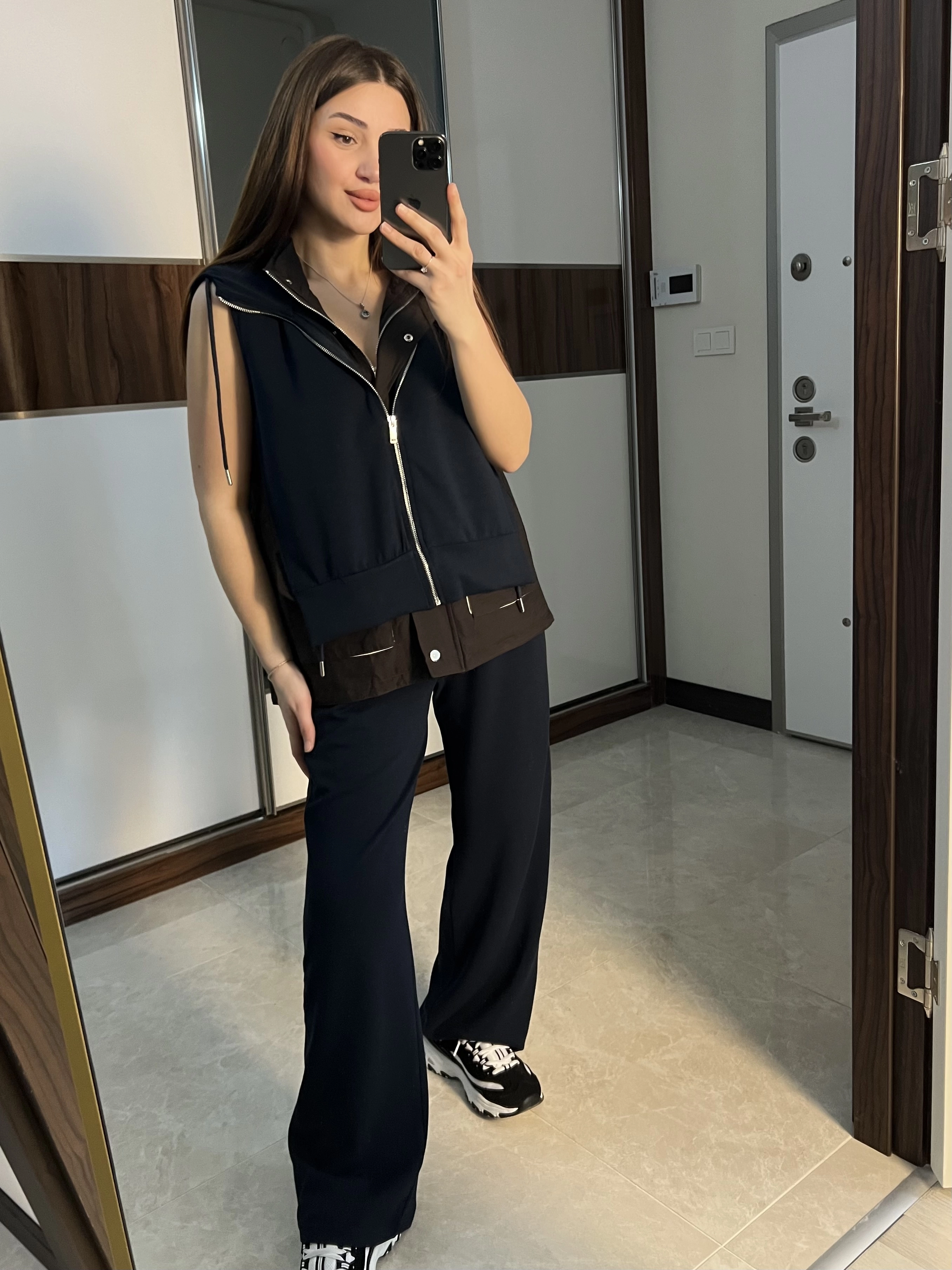 Twist Tasarım Yelekli Takım 