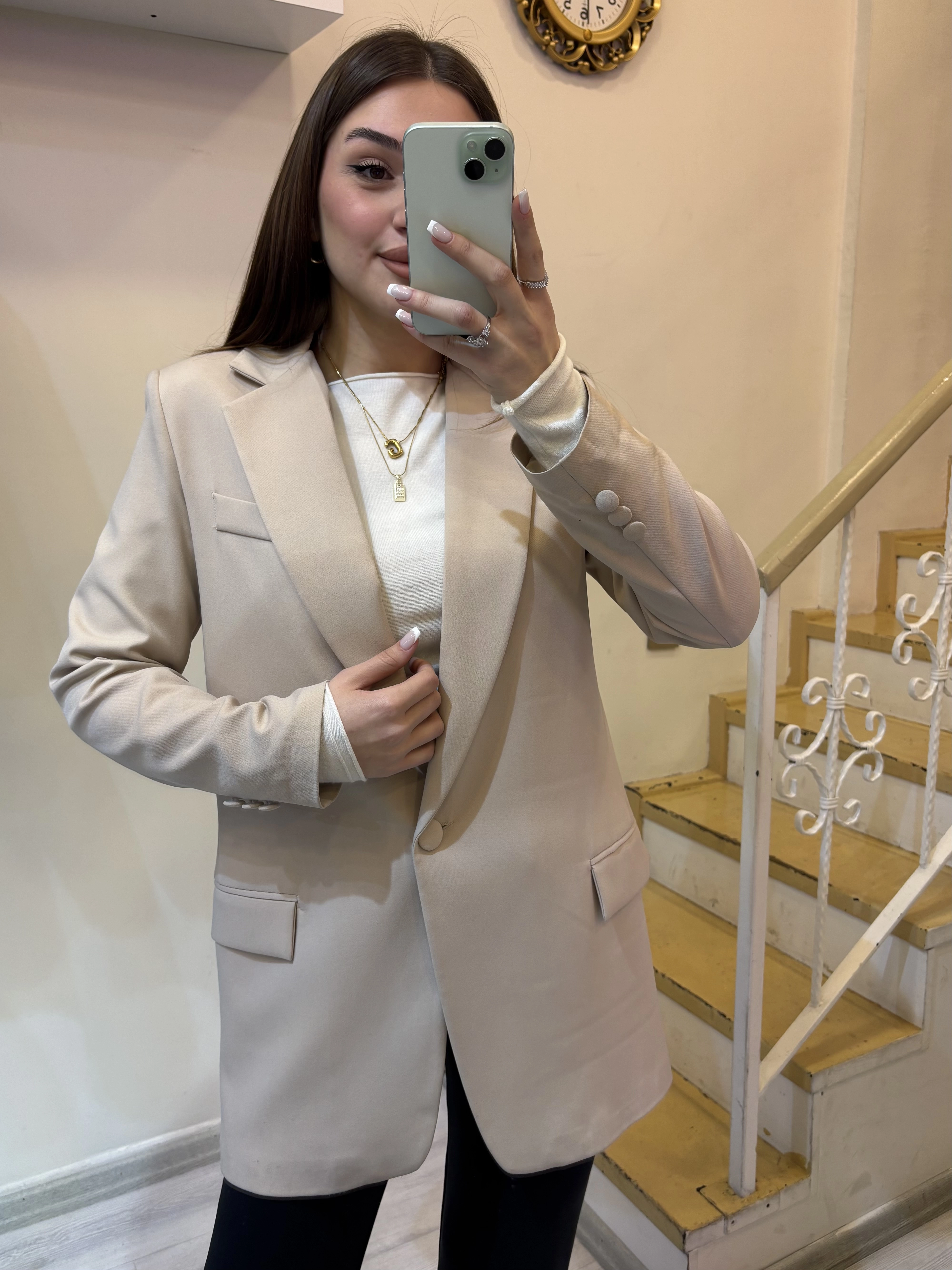 Astarlı Blazer Ceket