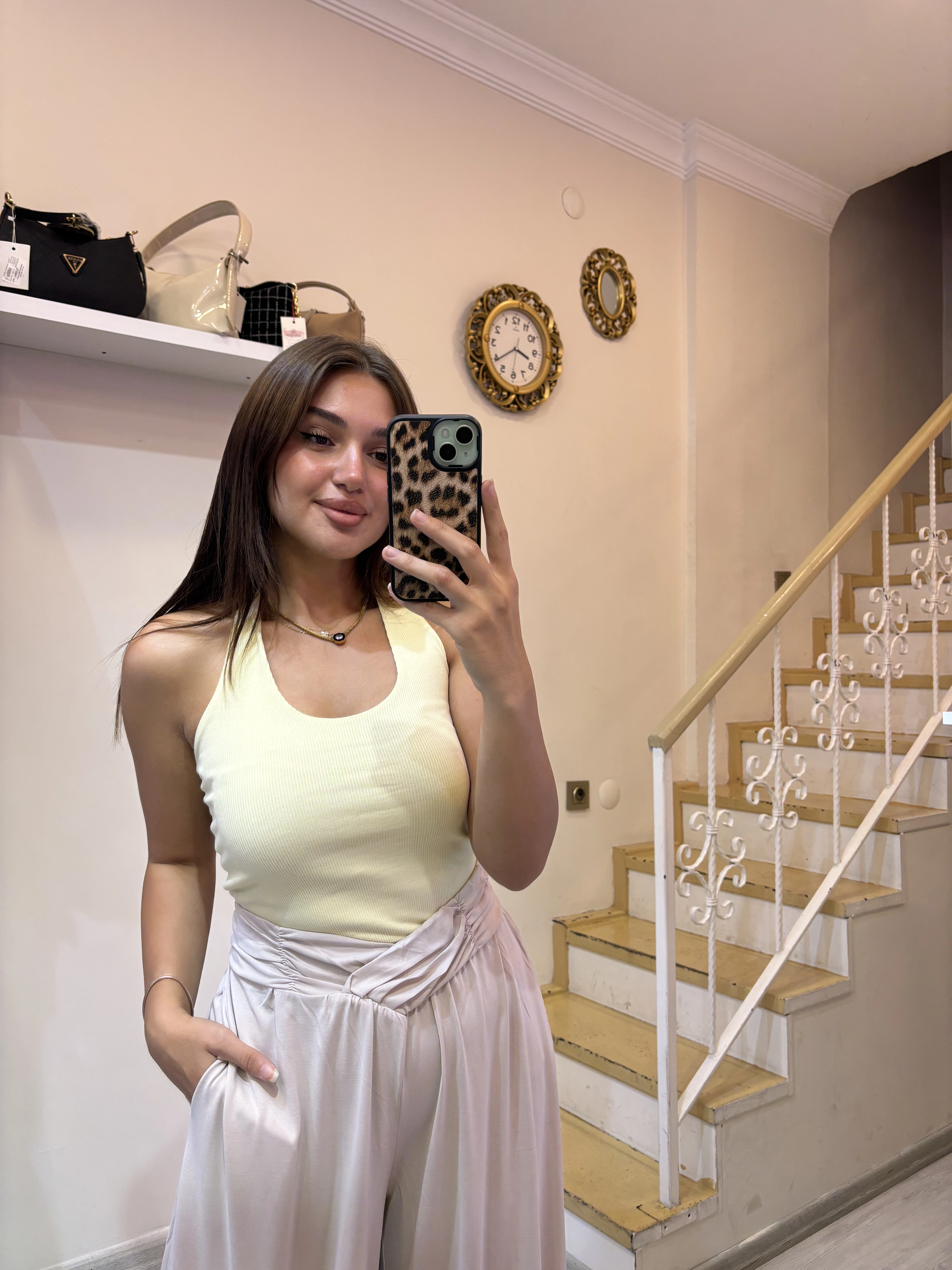 Boyundan Geçmeli Fitilli Atlet