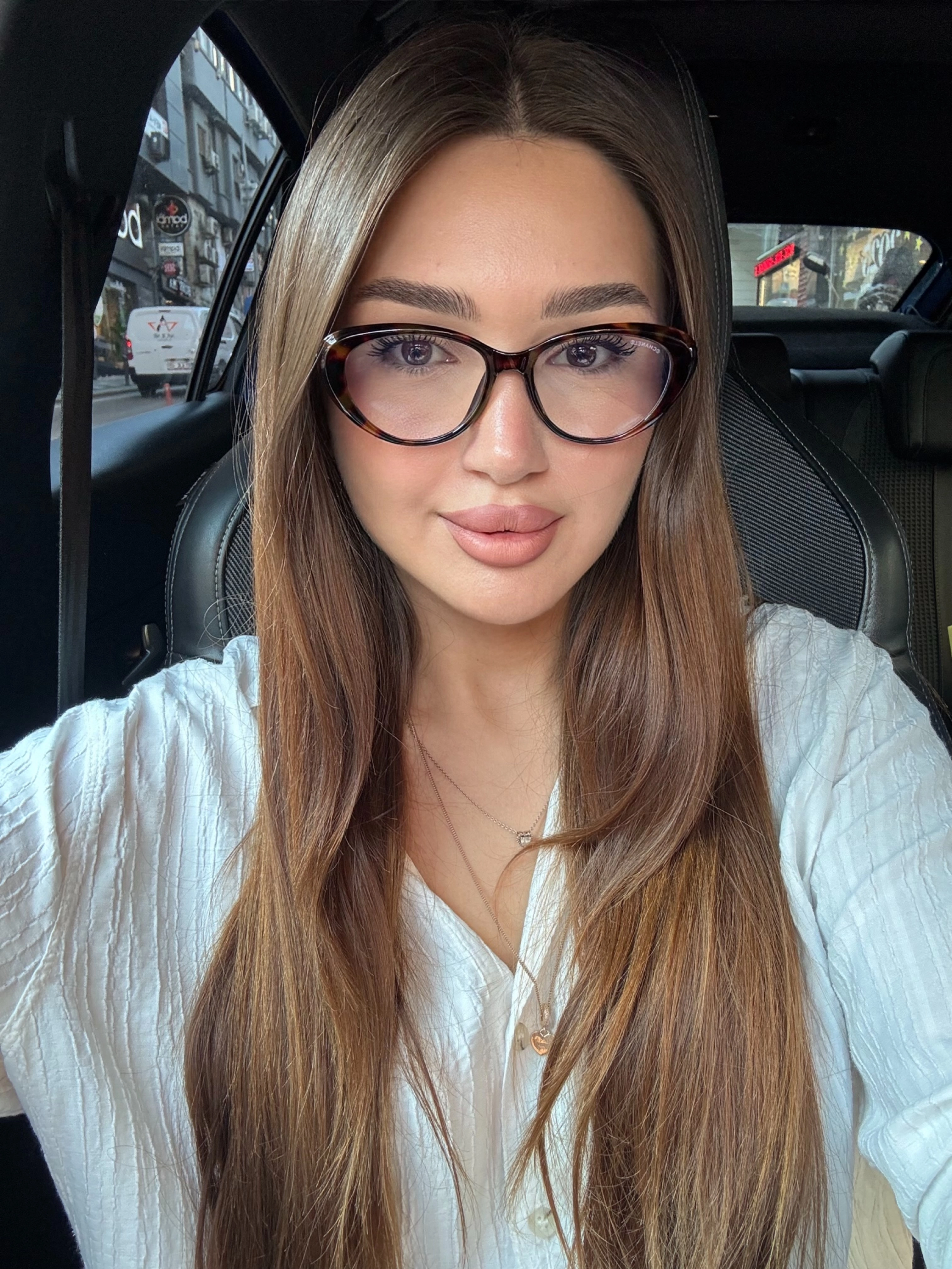 Chanel Optik Şeffaf Leopar Kemik Çerçeve Gözlük