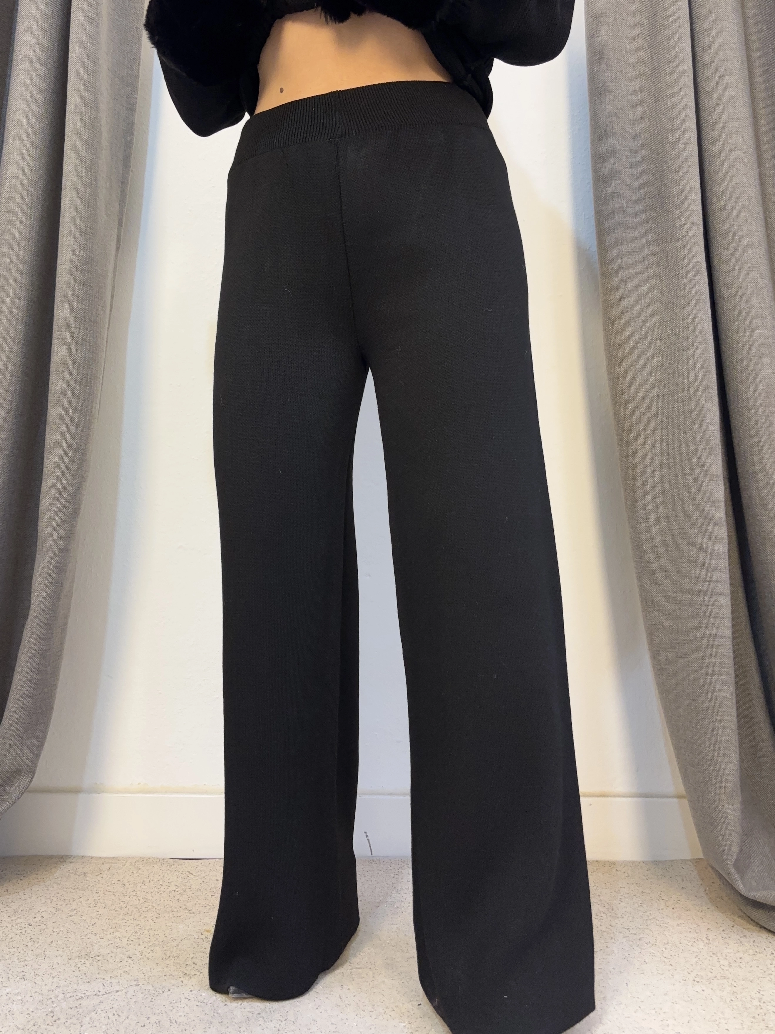 Kürklü Kimono Triko Takım 