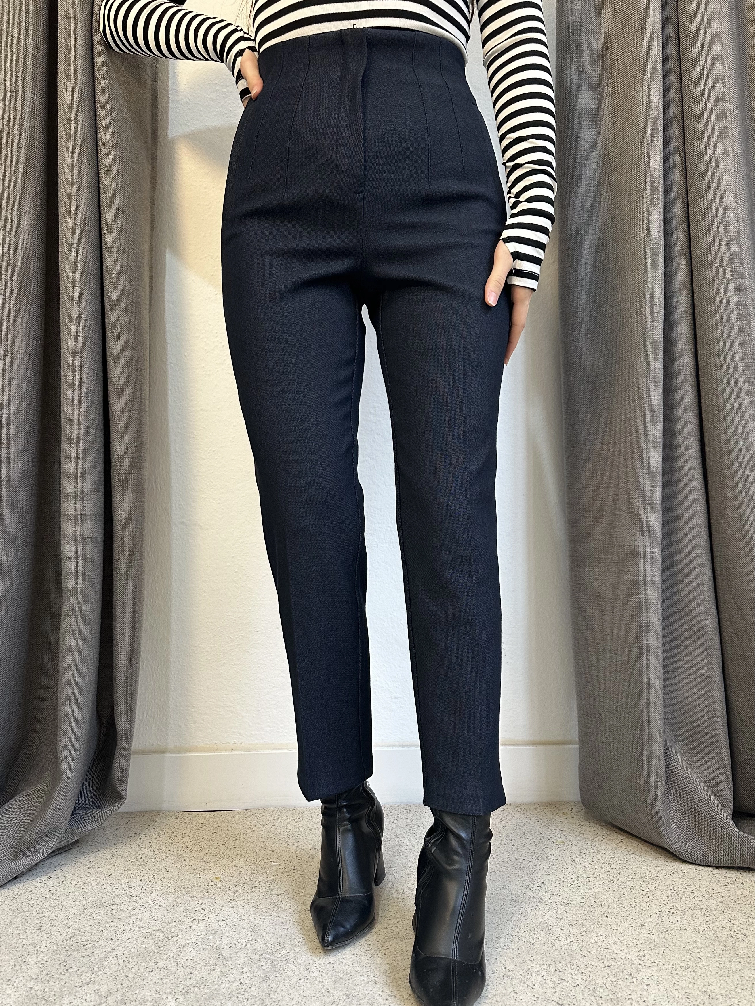 Kalın Kumaş Flotalı Pantolon