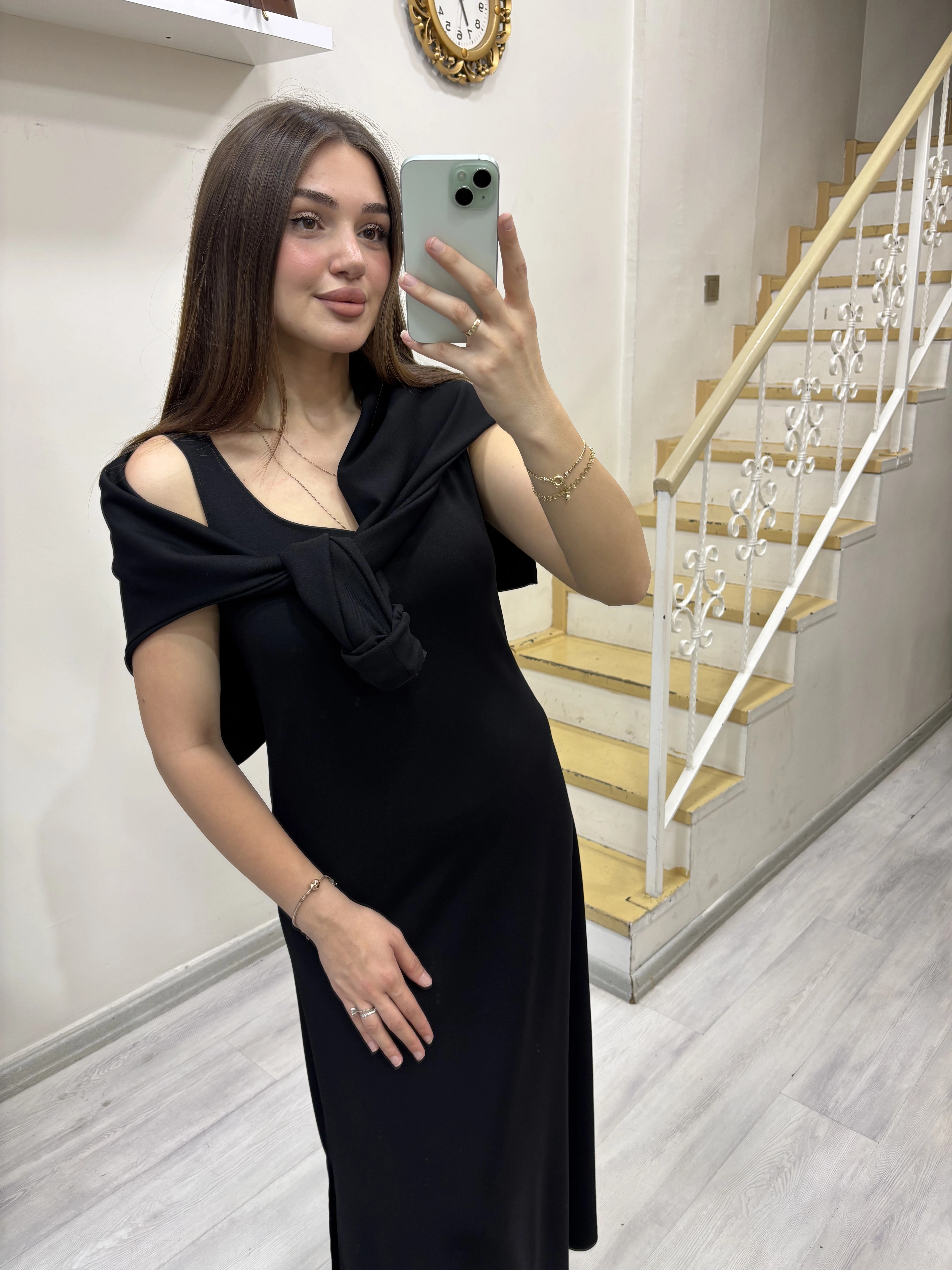 Kalın Askılı İkili Takım Sweat Elbise