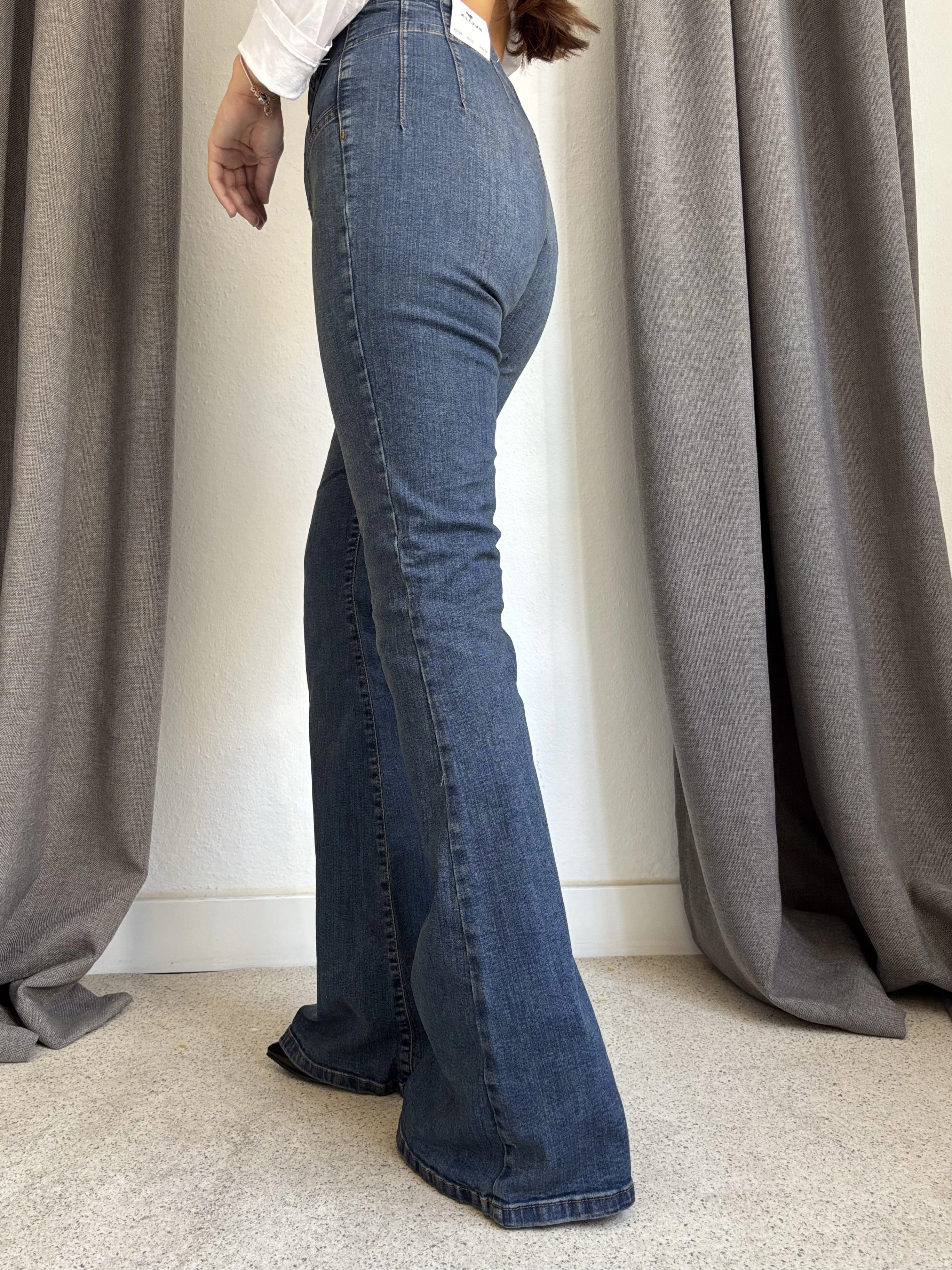 Pensli İspanyol Jean Pantolon