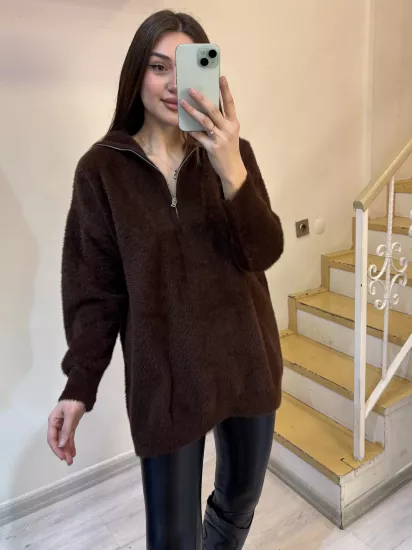 Fermuarlı Yumoş Kazak