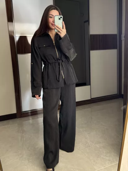 Simli Ceket Pantolon Takım