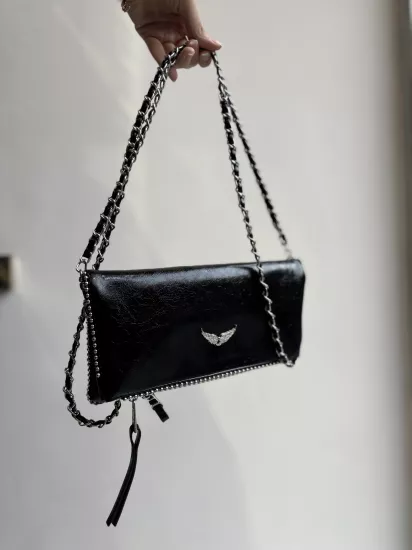 Çift Zincirli Zadig Clutch Çanta