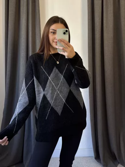 Baklava Desenli Kazak