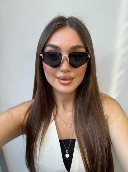 FENDI Taşlı Cat Eye Güneş Gözlüğü