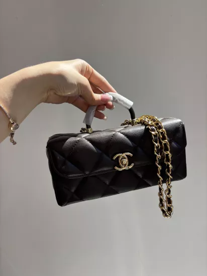 Chanel Aynalı Kutu Baget Çanta