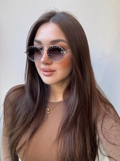 Chanel Taşlı Güneş Gözlüğü