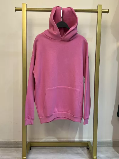 Kapüşonlu Üç İplik Sweat