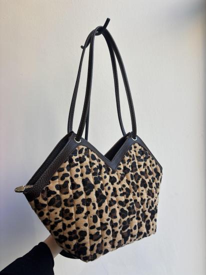 Leopar Desenli Kol Çantası