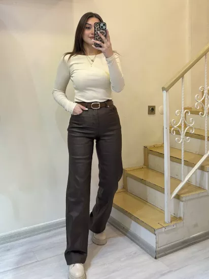 Mumlu Straight Kesim Pantolon