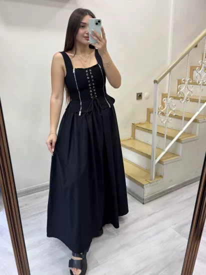Korse Detaylı Elbise