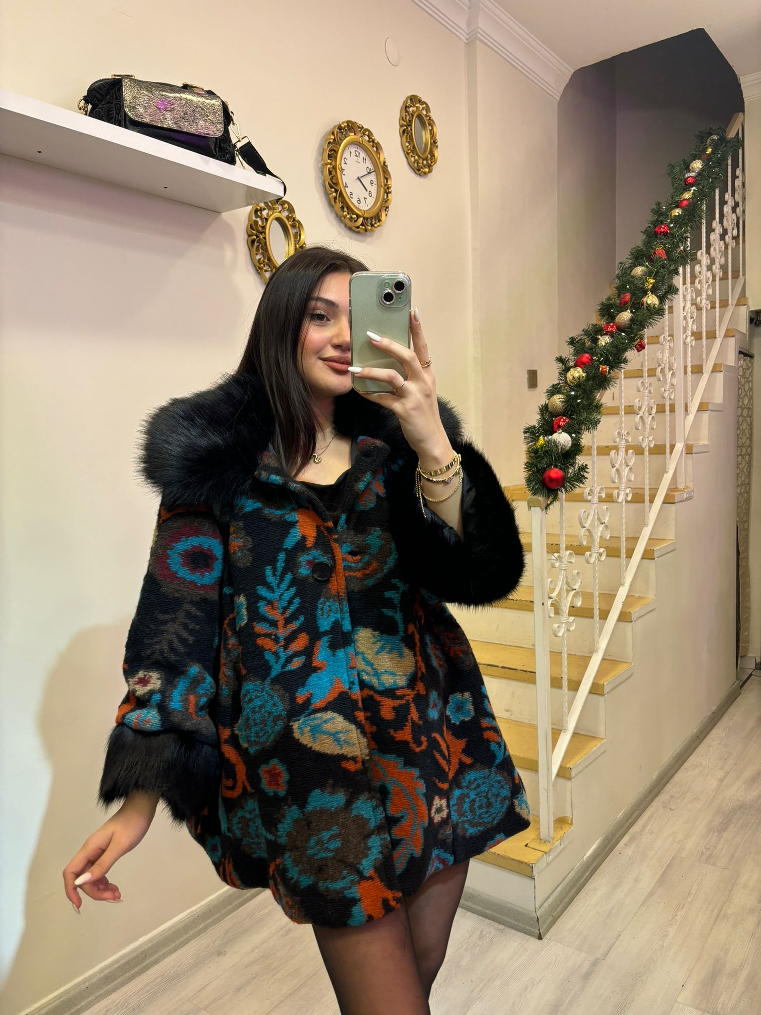 İthal Kürklü Ceket